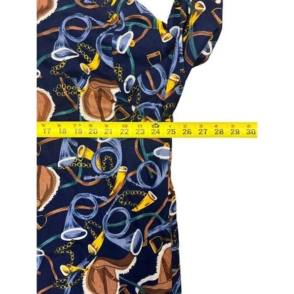 Vintage Tangibles Equestrian Rodeo Plaid Horse Saddle Button Up Shirt XL - Picture 5 of 7